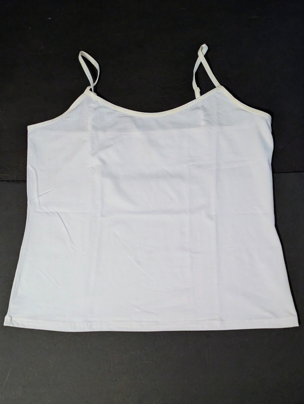 a.n.a. Women's White Spaghetti Strap Tank Top Size 2X